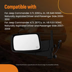 Passenger Side View Mirror for Jeep Commander (2007-2010)