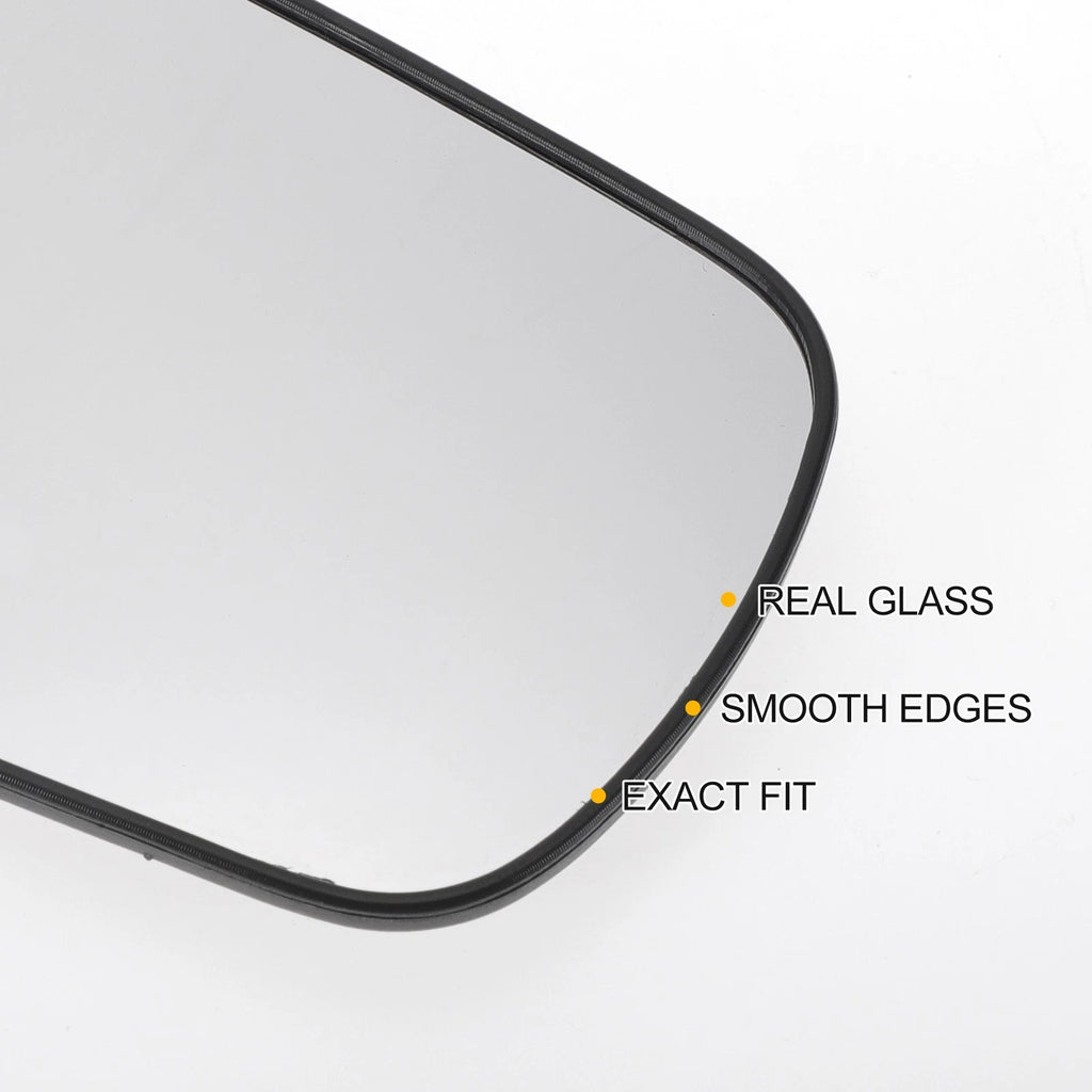Right Side White Mirror Glass for Ford Fiesta (2002–2005)