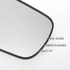 Right Side White Mirror Glass for Ford Fiesta (2002–2005)