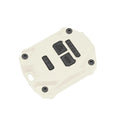 Creamy-White ABS Key Fob Shell Case Cover for Jeep Wrangler (2007-2017)