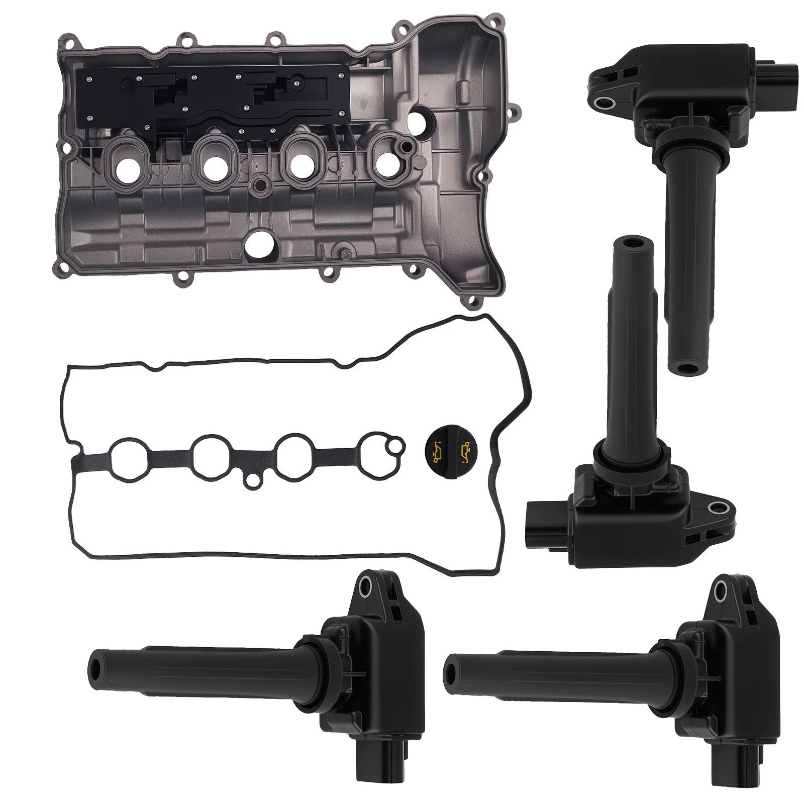 Aluminum Valve Cover Ignition Coils for Mazda 3 2.0L 2.5L (2012–2018) UF656