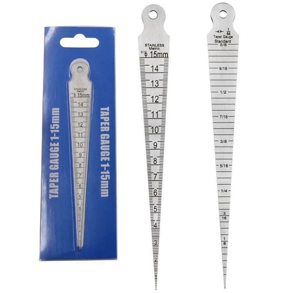 Stainless Steel Wedge Feeler Gauge for Accurate Measurement (Universal)