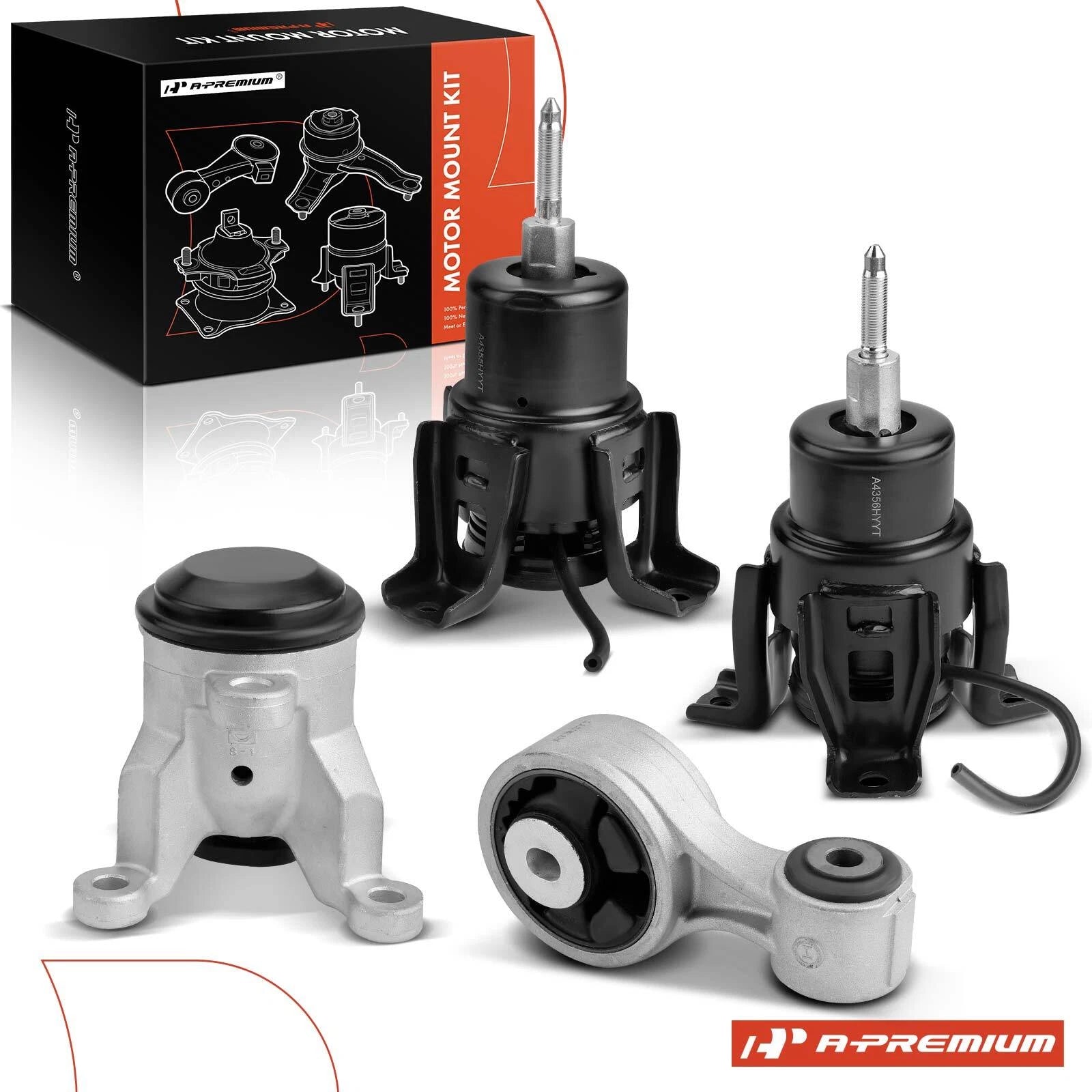 Set of 4 Engine Motor & Torque Strut Mounts for Nissan Altima (2007–2012)