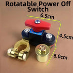 Battery Cutoff Switch for Car and Truck Batteries (No Modification Required)
