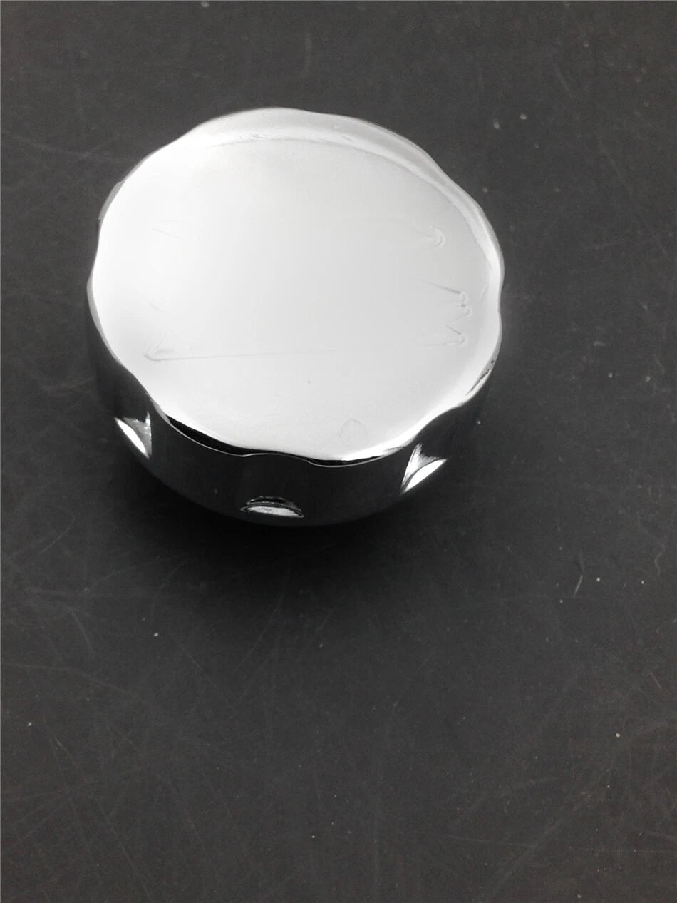 Chrome Fluid Reservoir Cap Cover for Suzuki GSXR 600 750 1000 1100 1300R (1992–2023)