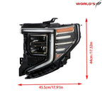 LED Headlights for GMC Sierra 1500 AT4/AT4X (2022–2024)