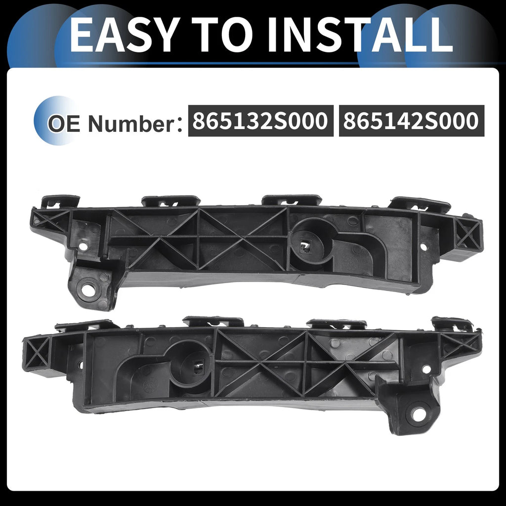 1 Pair Front Bumper Retainer Bracket No. 865132S000 for Hyundai Tucson (2011–2015)