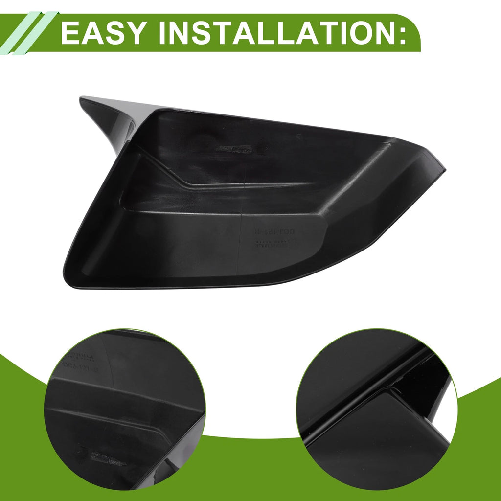 1 Pair Gloss Black Mirror Cover Caps for Chevrolet Colorado (2023–2025)