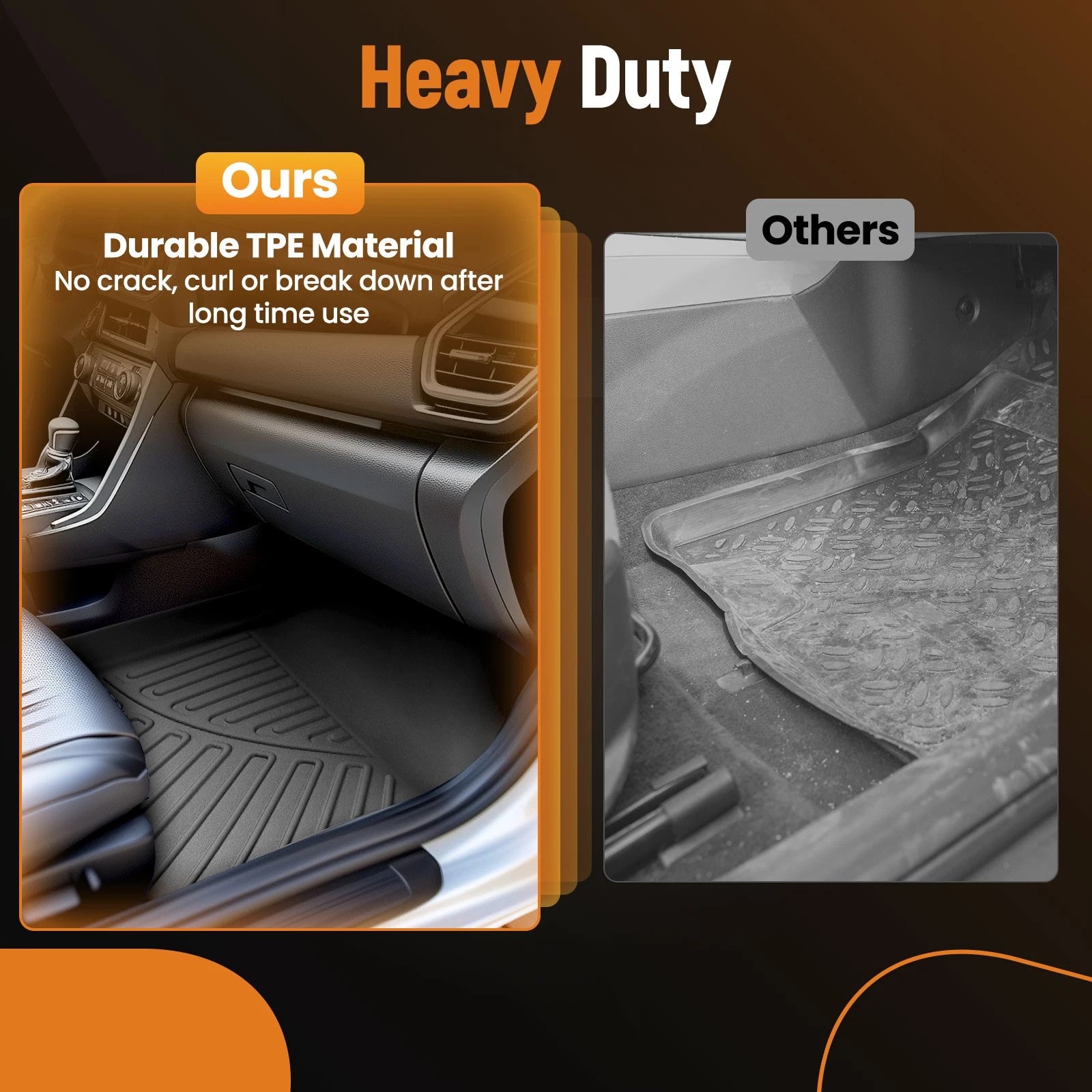 Set of 4 TPE Floor Liners for Subaru Impreza/Crosstrek (2024–2025)