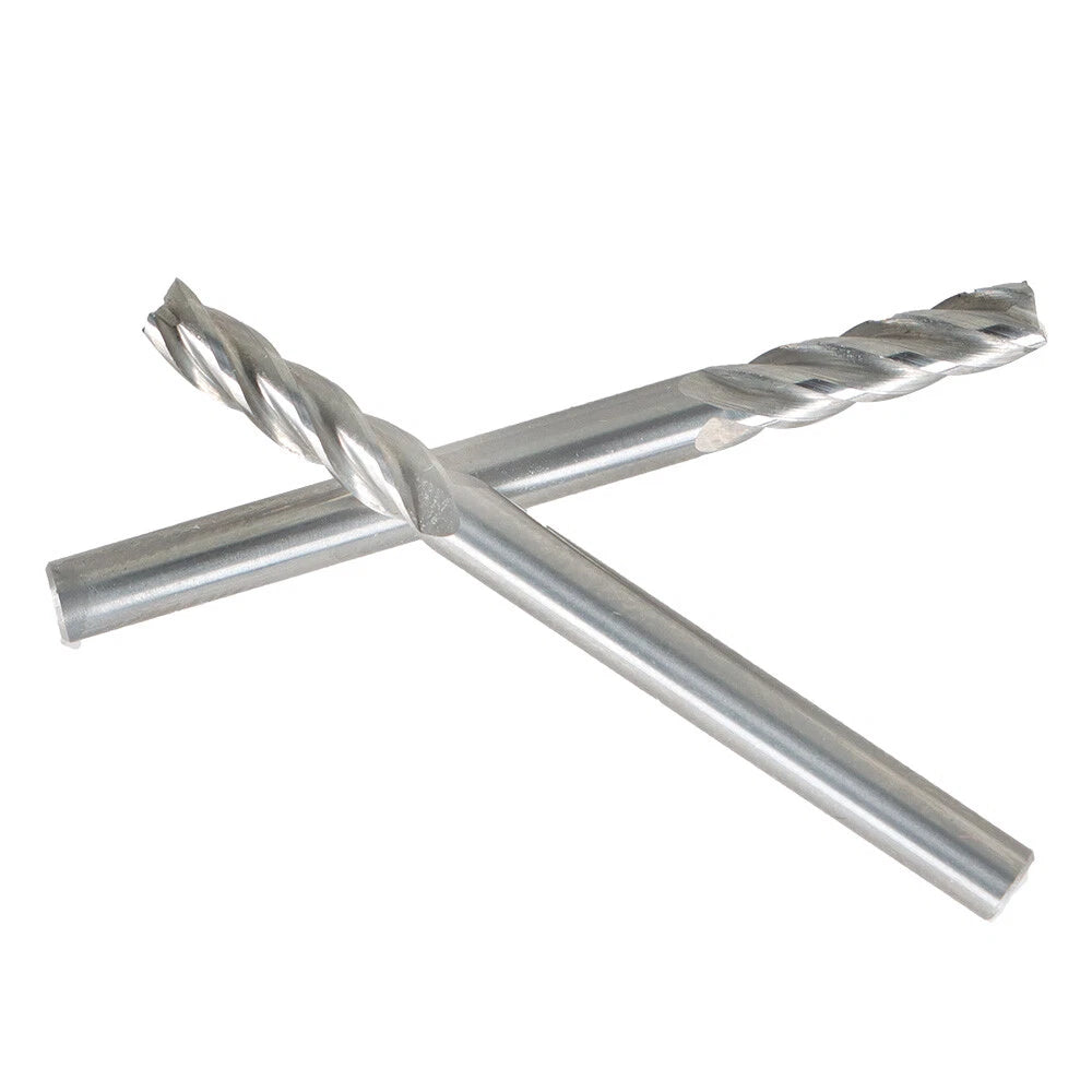 Set of 5 End Mills for CNC Machining (1/8 x 1/2 x 1-1/2)