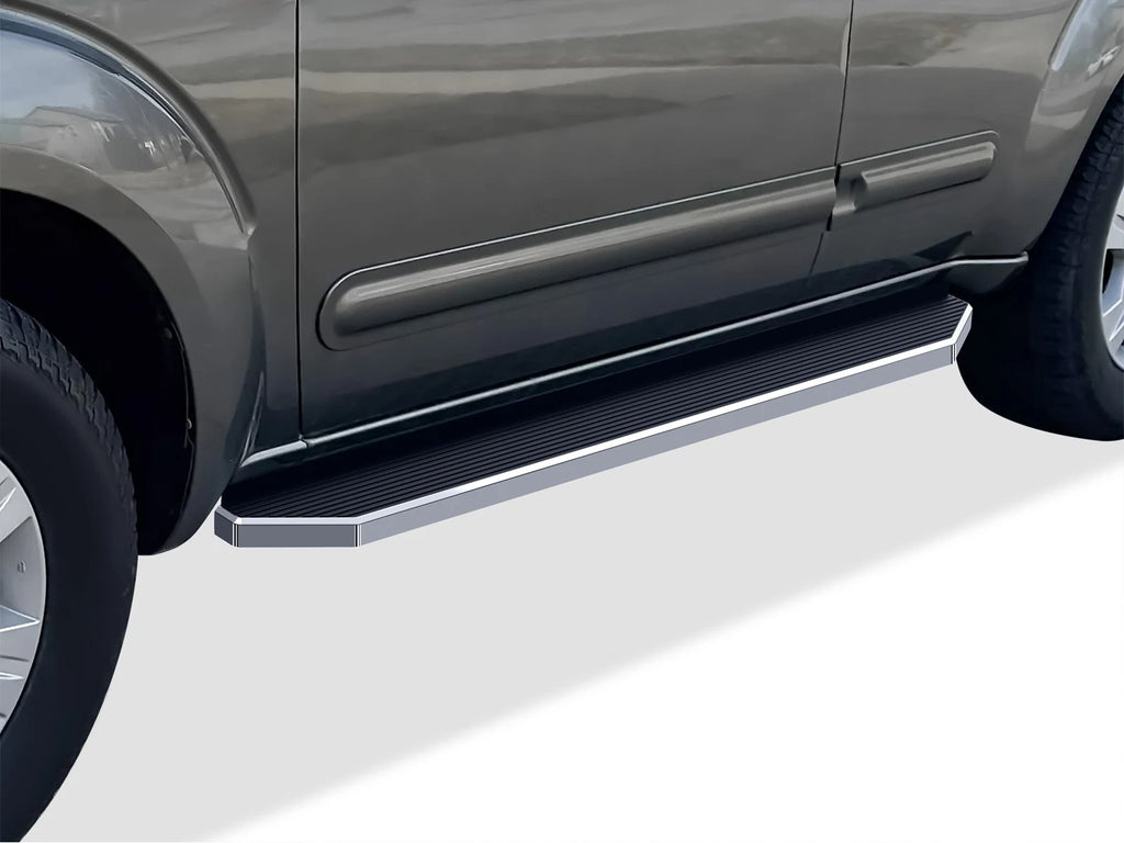 6" Polished iBoard Side Step Nerf Bar for Nissan Pathfinder (2005–2012)
