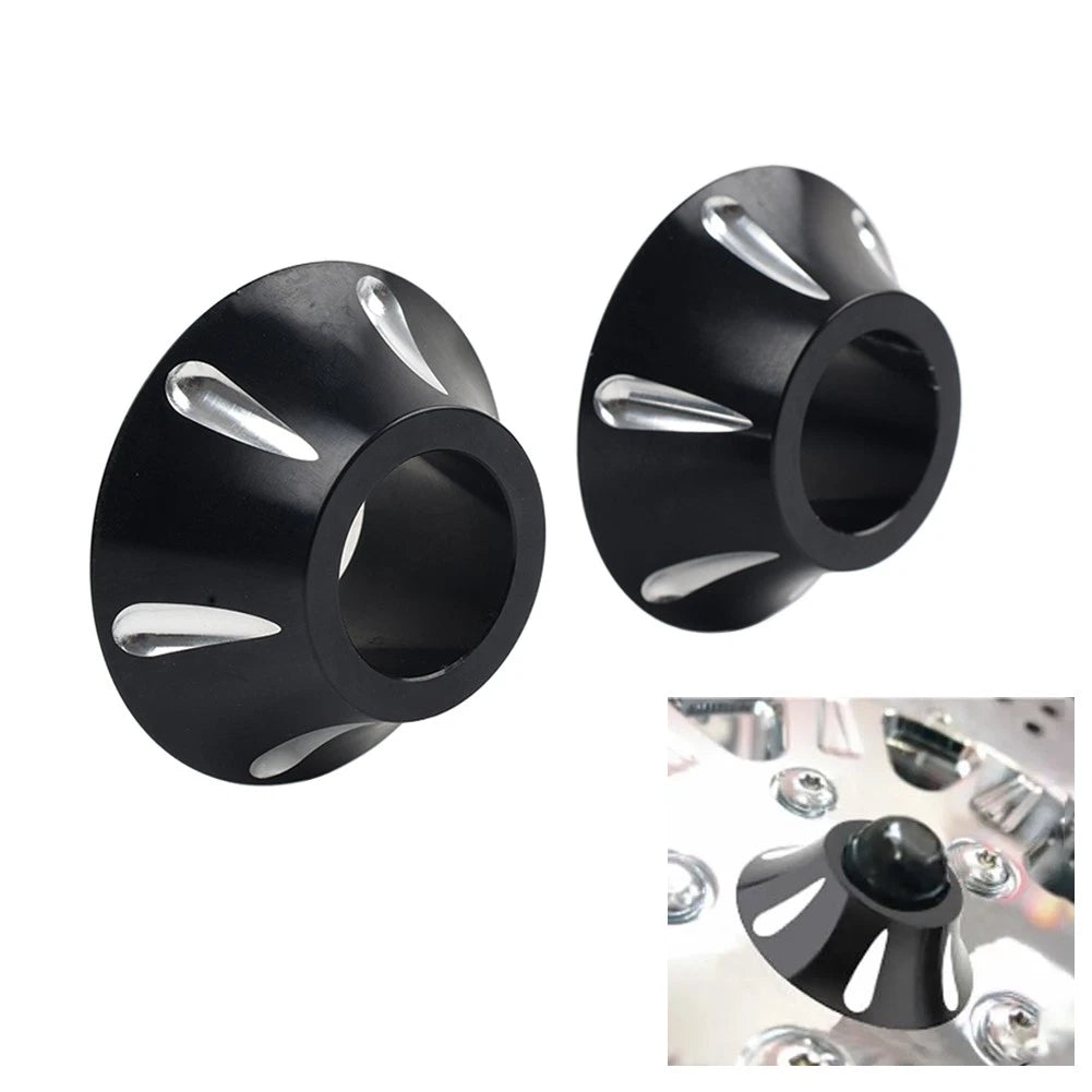 25mm Front Tapered Axle Wheel Spacers for Harley Electra Glide, Road King (2008–2023)