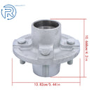 Set of 2 Trailer Axle Kits for 4 on 4" Bolt Idler (RHD)