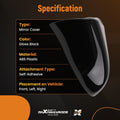 Mirror Cover Assembly for Lexus IS F Sport GS CT LS ES RC (2009–2022) Black ABS