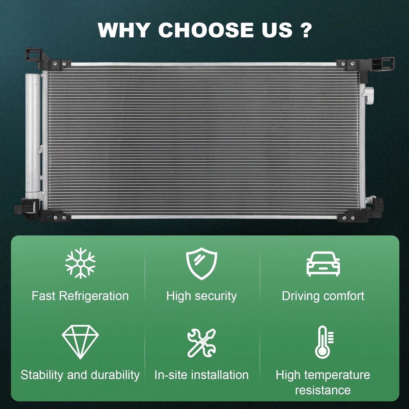 AC Condenser for Lexus UX200 (2019–2022) & Toyota Corolla (2019–2023)
