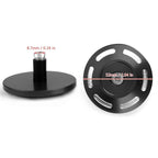 Pair CNC Aluminum Frame Plug Cap Black for BMW S1000XR (2015–2020)