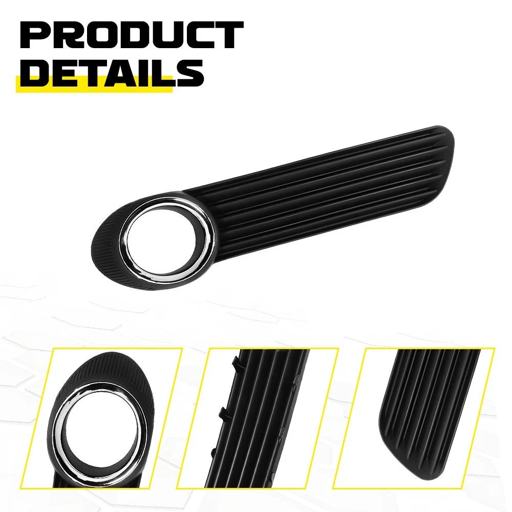 2X Fog Light Trim Bezel Cover Cap for Toyota Avalon (2008–2010) w/ Chrome EXV