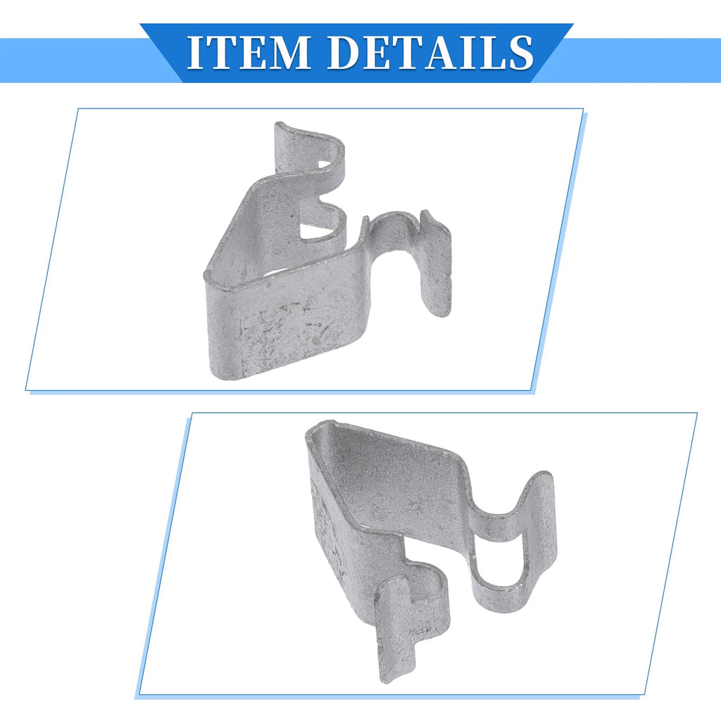 10 Pcs B-Pillar Trim Panel Clip for Volkswagen Beetle (1998–2019) Silver Tone