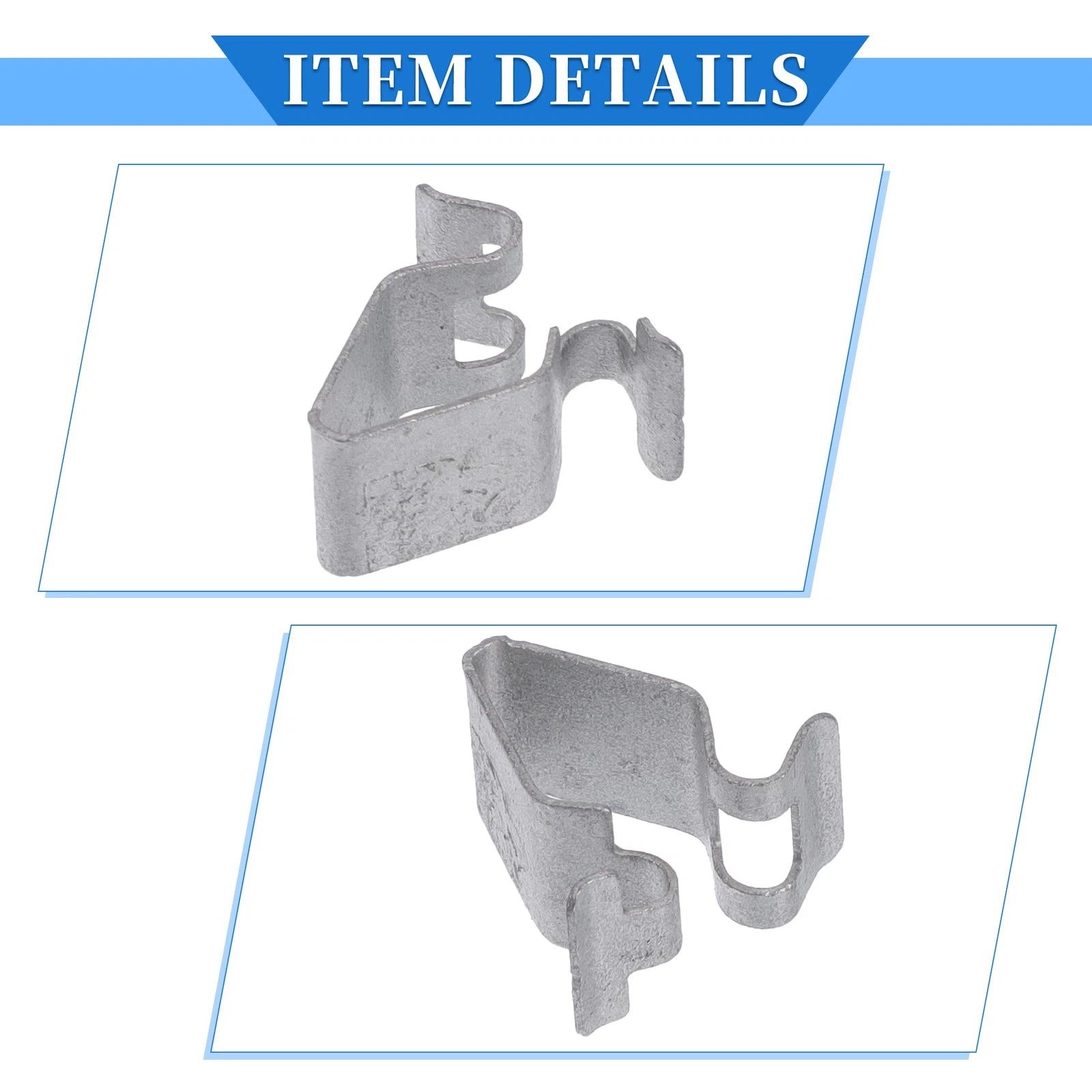10 Pcs B-Pillar Trim Panel Clip for Volkswagen Beetle (1998–2019) Silver Tone