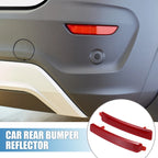 2X Red Rear Bumper Reflector 25881881 15114449 for Cadillac SRX (2010–2016)