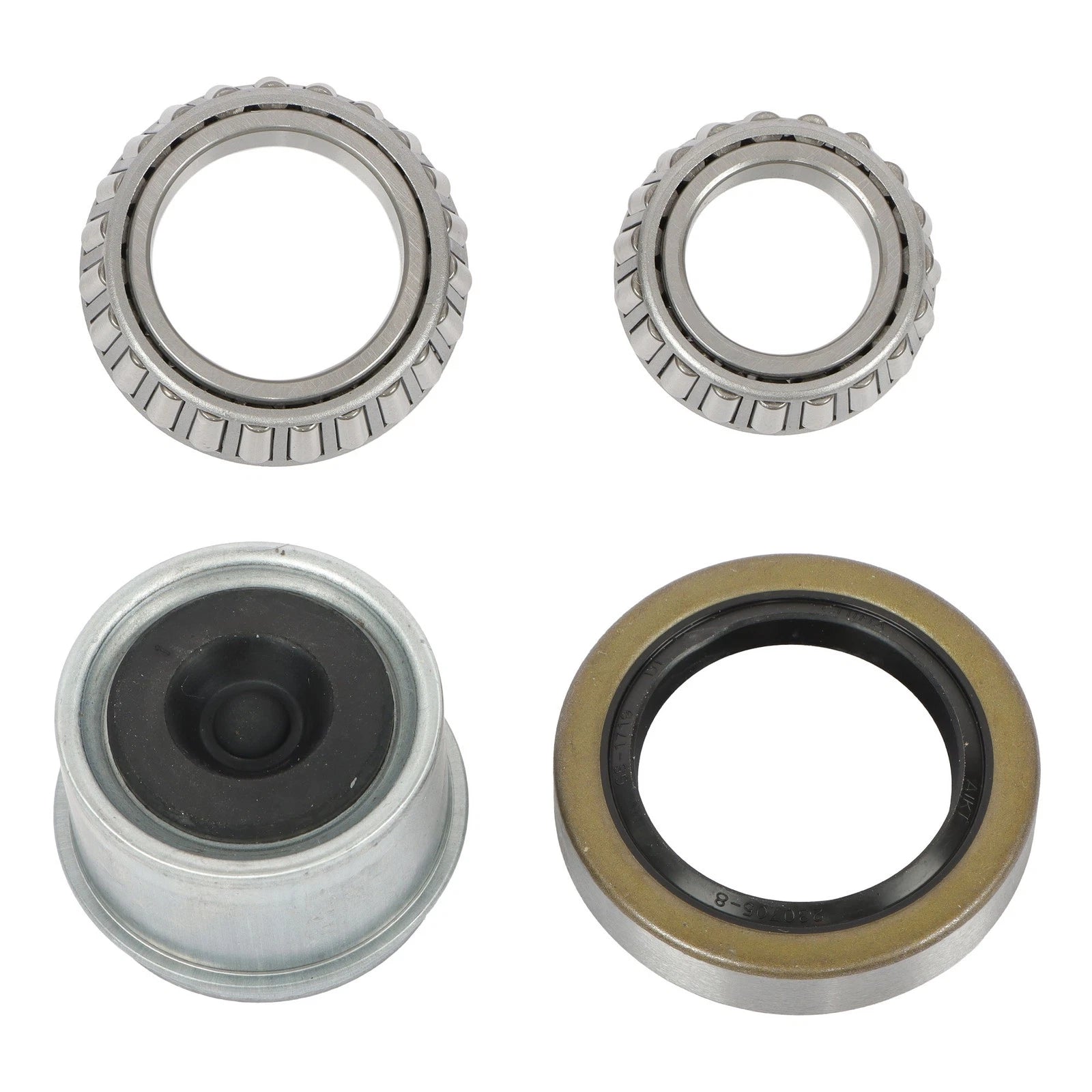 Set of 4 Lug Trailer Idler Hub Kit for 3500 lbs (Fits 5 x 4.5)