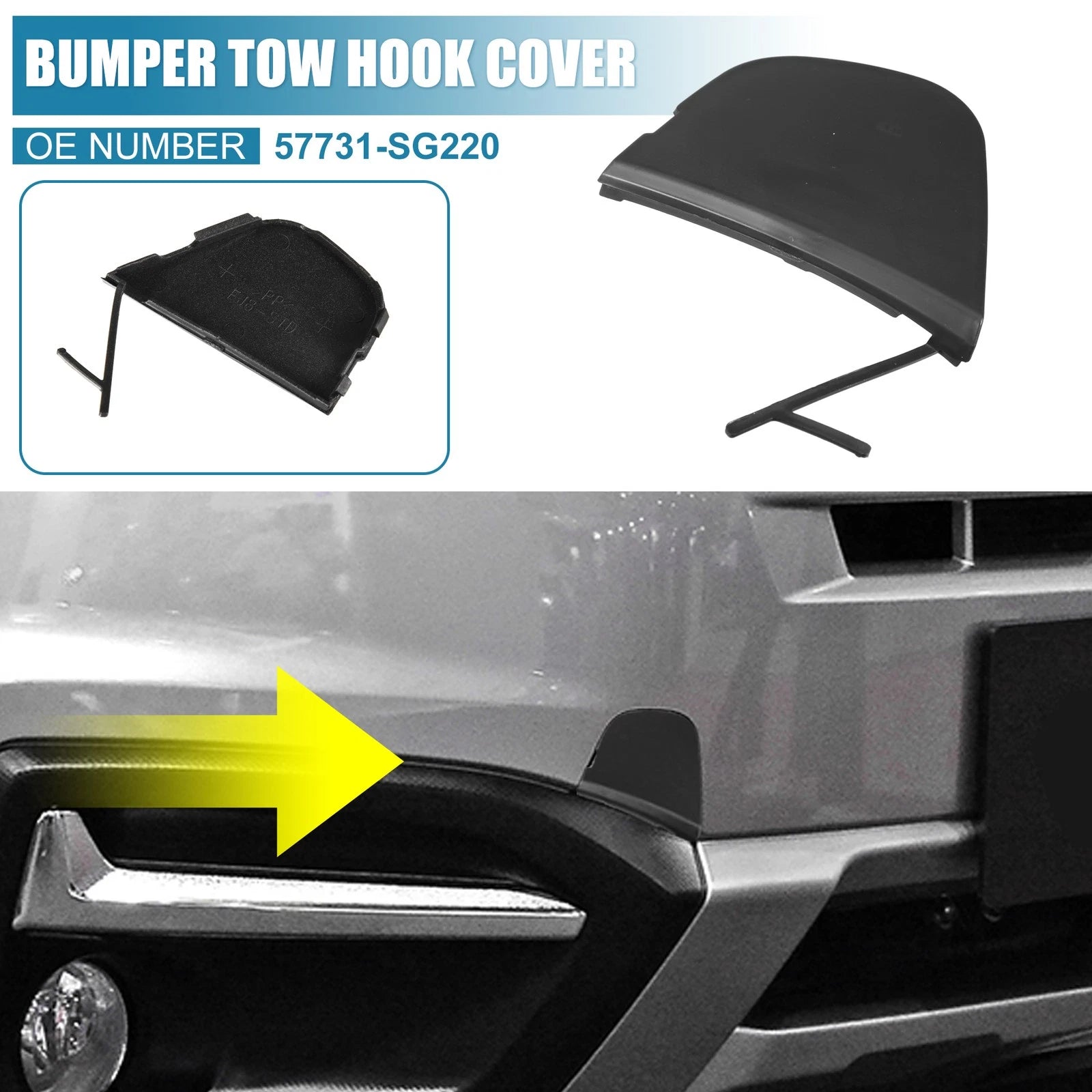 Tow Hook Cover for Subaru Forester (2016–2018) 57731-SG220