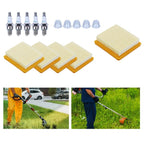 Trimmer Filter Kit & Spark Plugs for FS89 FS91 FS111 (5 pcs)