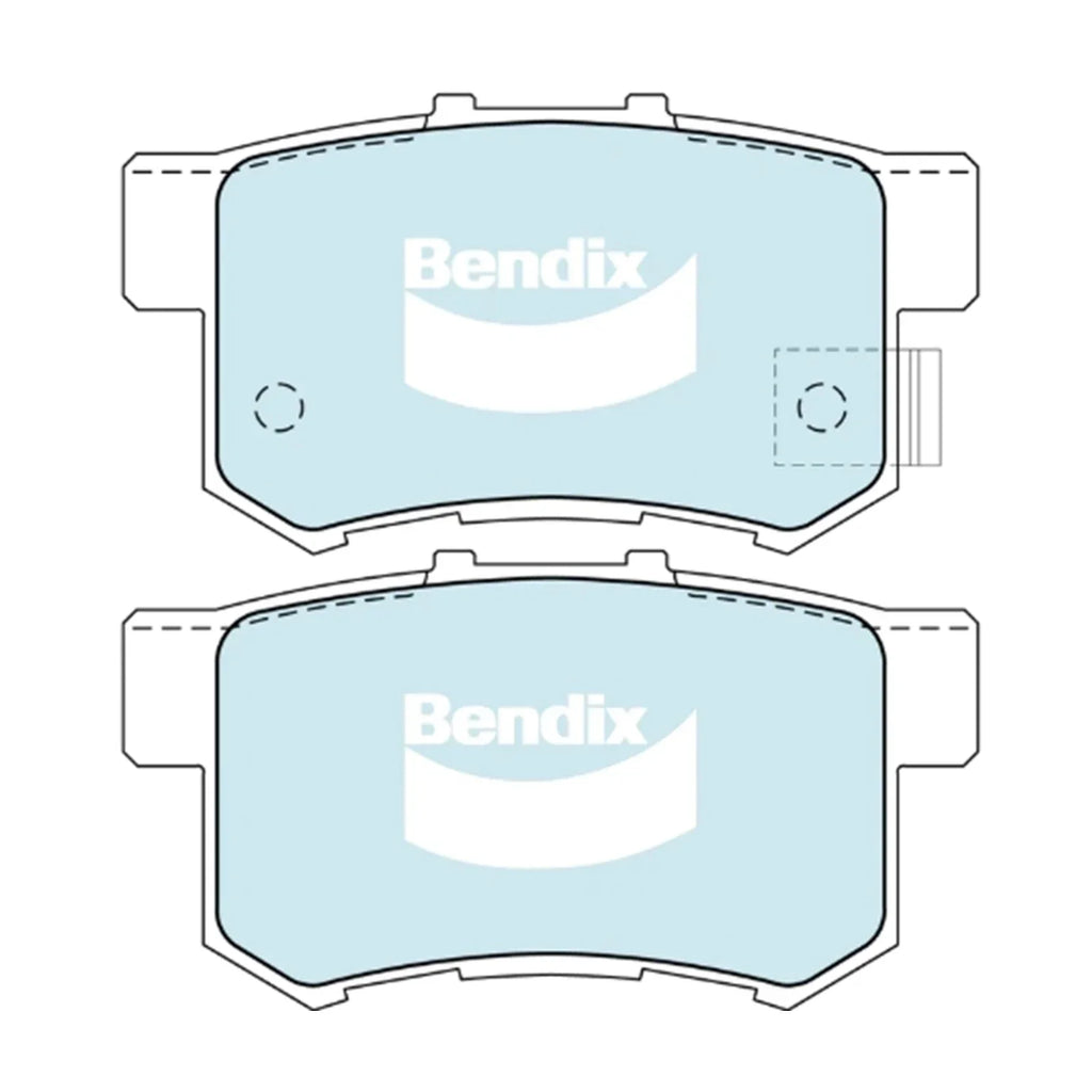 Rear Brake Pads Set GCT for Honda Accord CL CM (2003-2008)