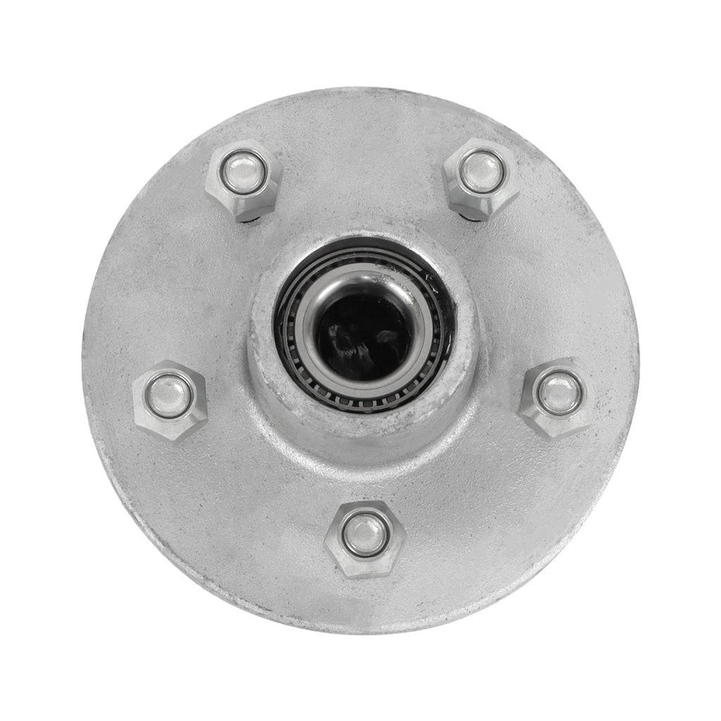 5 Lug Galvanized Pre Greased Trailer Hub for 3500lb Trailer Axle