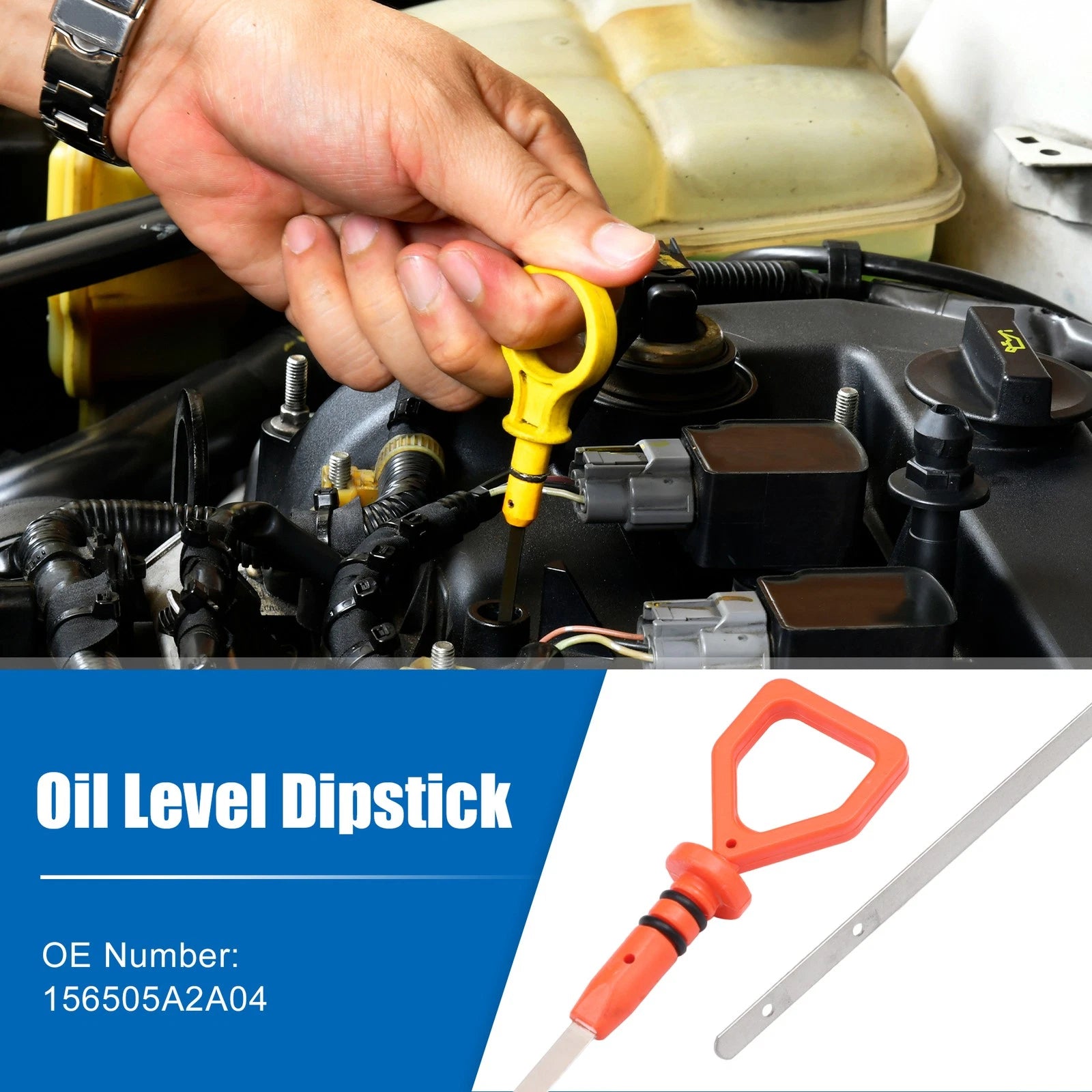 Engine Oil Level Indicator Dipstick for Honda Accord (No. 156505A2A04)