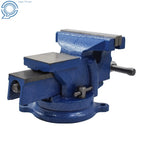 4-Inch Heavy Duty Bench Vise with Anvil and Swivel Locking Base