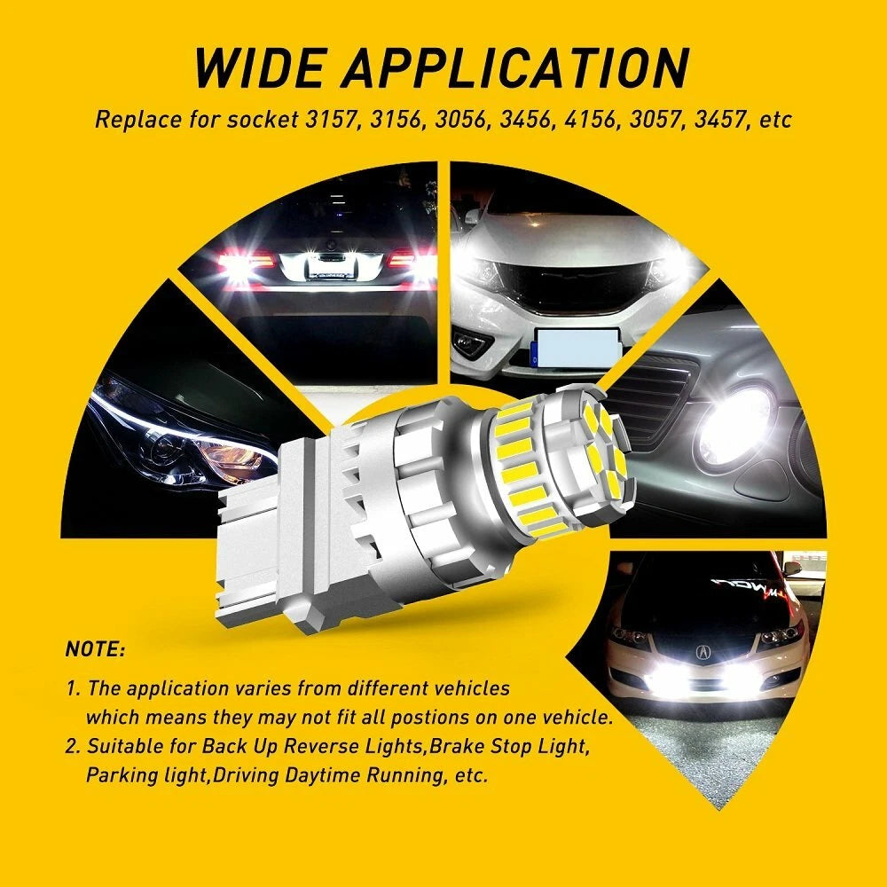 Set of 2 LED Reverse Backup Lights for Make Model (YYYY–YYYY)