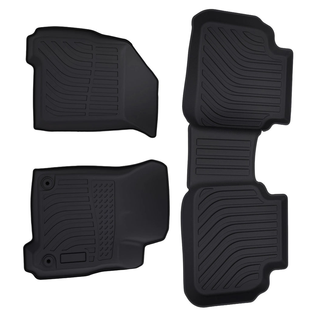 Set of 4 All-Weather TPE Floor Mats for Dodge Journey (2011–2020) Black