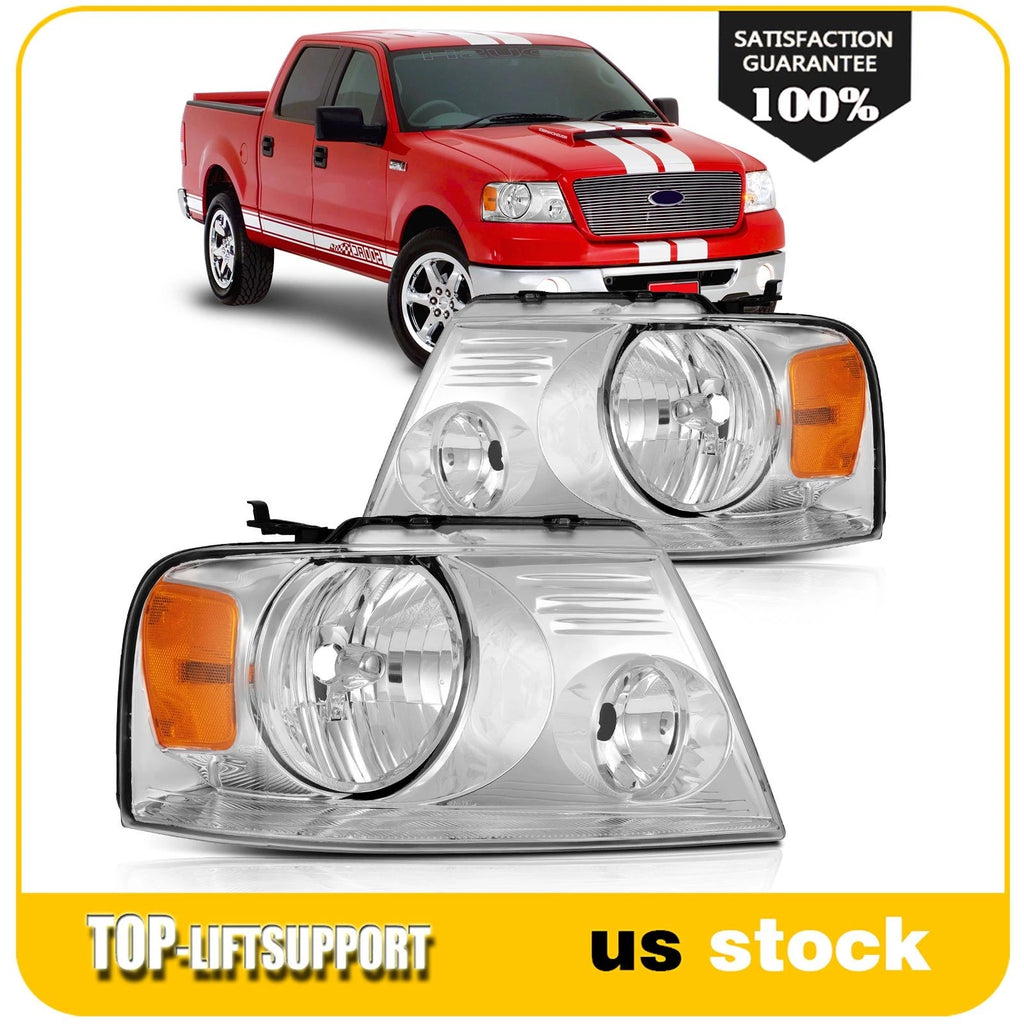 Headlight Assembly Pair for Ford F-150, Lincoln Mark LT (2004–2008)