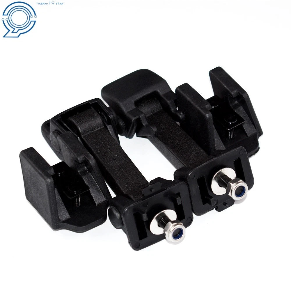 2 Hood Catch & Bracket Latch for Jeep Wrangler (2007-2016)