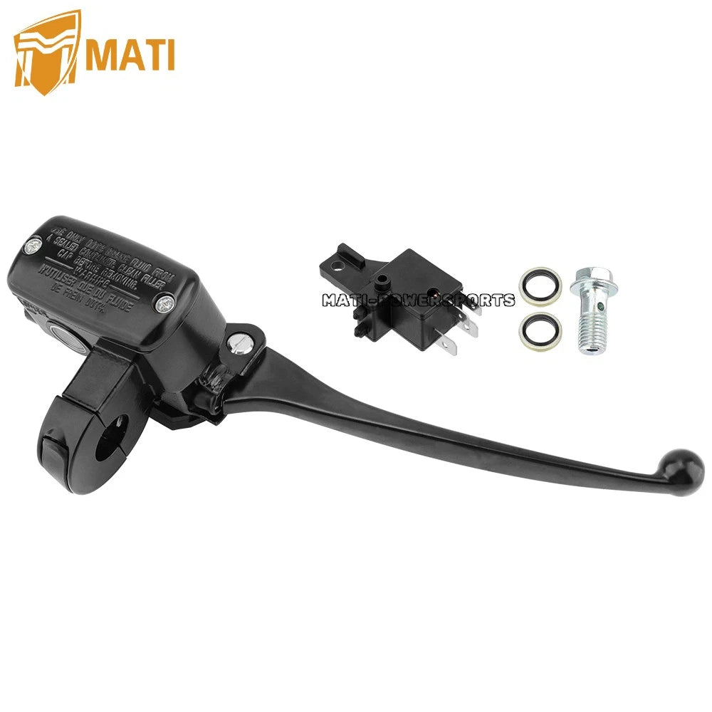 Front Brake Master Cylinder Right Lever & 4-Pin Switch for Honda GL1500 Goldwing (1988–2000)