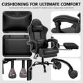 Adjustable Wide Seat Head Support for Gaming Chair Black (Modern Design)