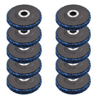 Set of 10 Strip Discs for Angle Grinder (4.5" x 7/8")