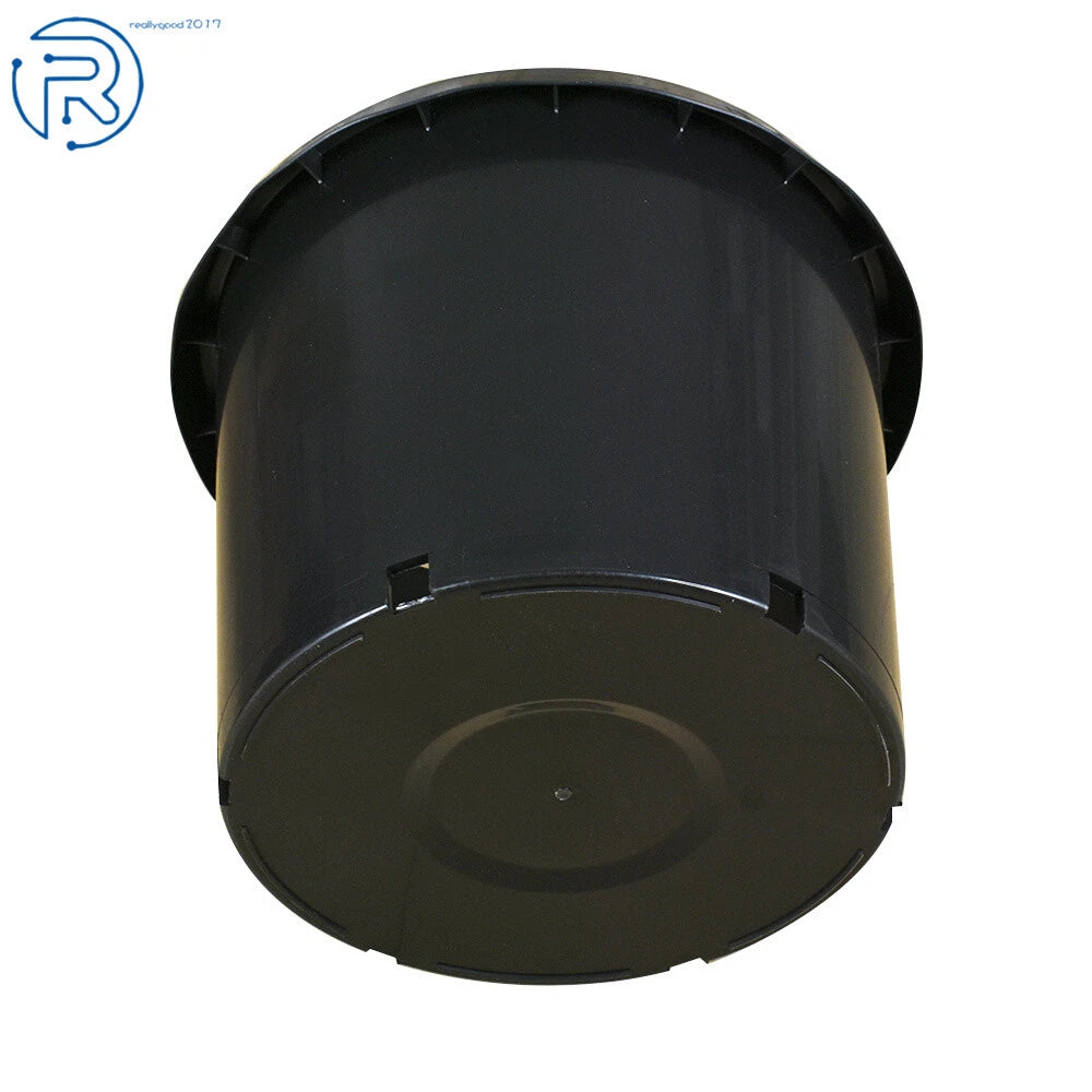 Set of 5 Black 20 Gallon Nursery Containers for Plants