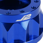 J2 2" 6-Bolt Aluminum Steering Wheel Hub Adapter for Mitsubishi (1983–2007)