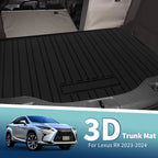Flat Face Cargo Liner Rear Trunk Mat for Lexus RX (2023–2024) TPE 1 Pc
