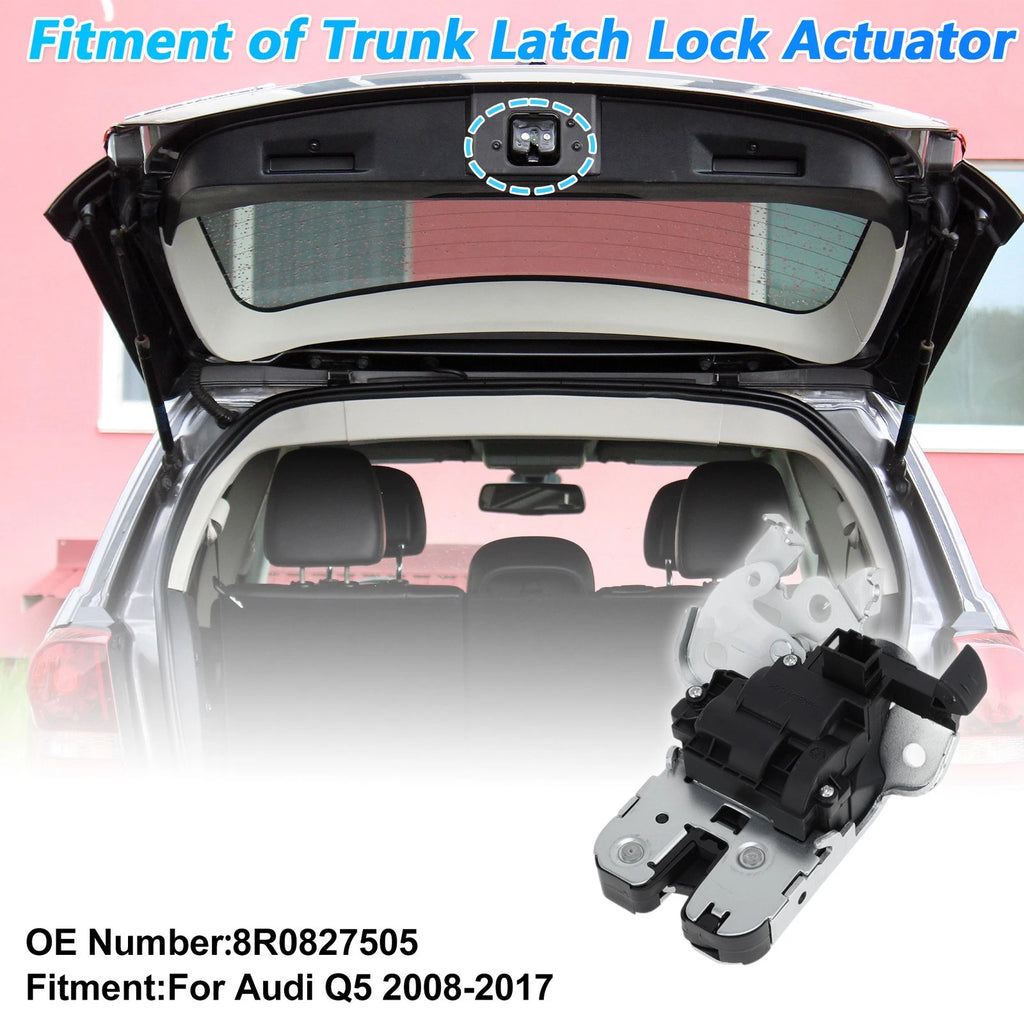 Rear Trunk Latch Lock Actuator for Audi Q5 (2008) No. 8R0827505