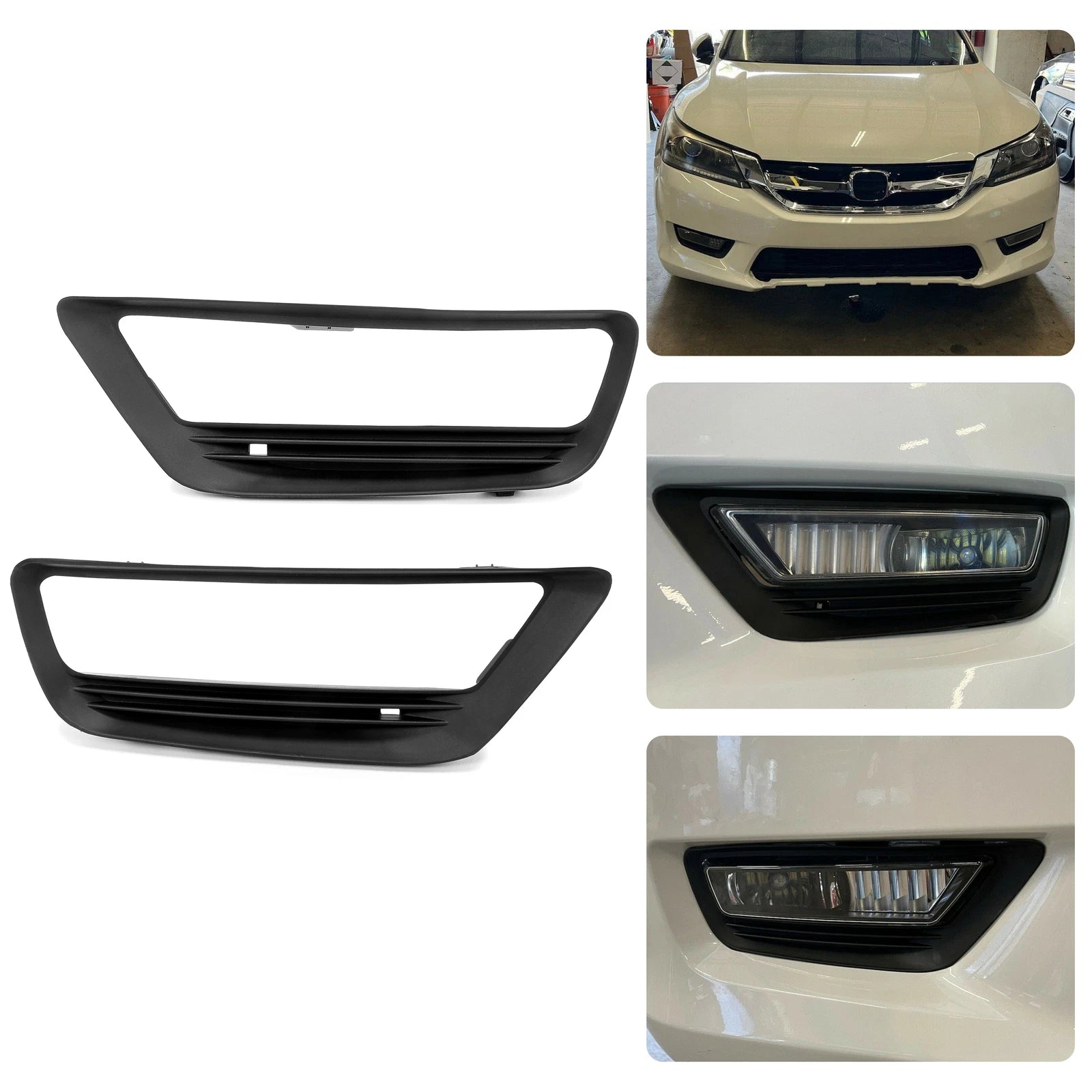 Fog Light Cover Trim Bezel for Honda Accord Sedan (2013–2015)