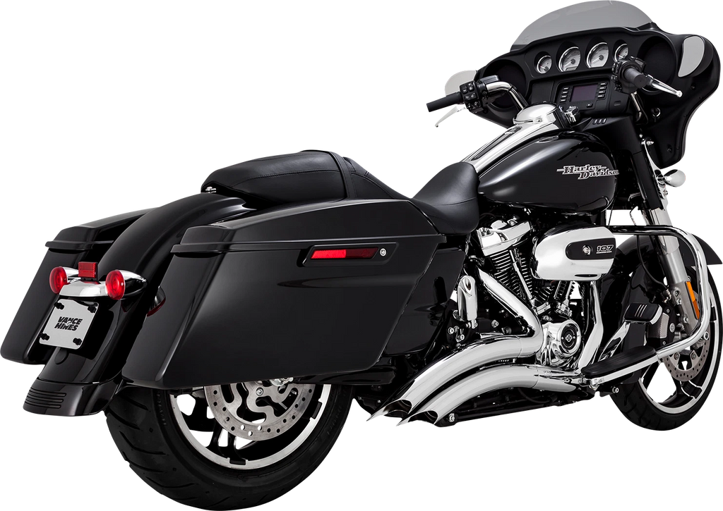 Vance & Hines Big Radius Chrome Exhaust for Harley Touring (2017–2025)