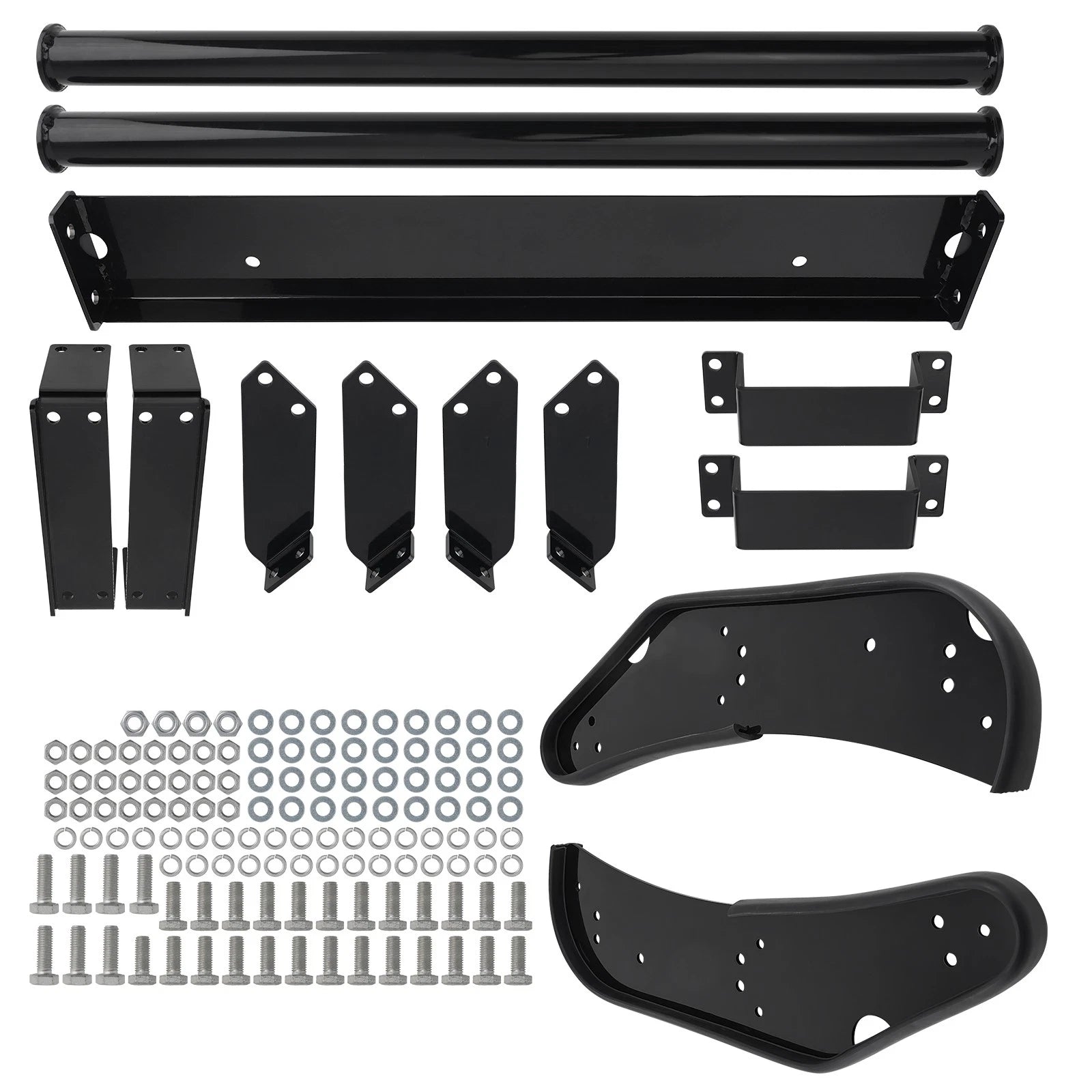 Black Powder Coated Front Bumper for Ford Explorer (2011–2015) Steel