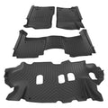 Black Carpet Floor Mats for Nissan Armada/Infiniti QX80 (2019–2022)