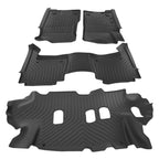 Black Carpet Floor Mats for Nissan Armada/Infiniti QX80 (2019–2022)