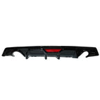 Rear Bumper Diffuser with LED 3rd Brake Light for Honda Civic 4Dr Sedan