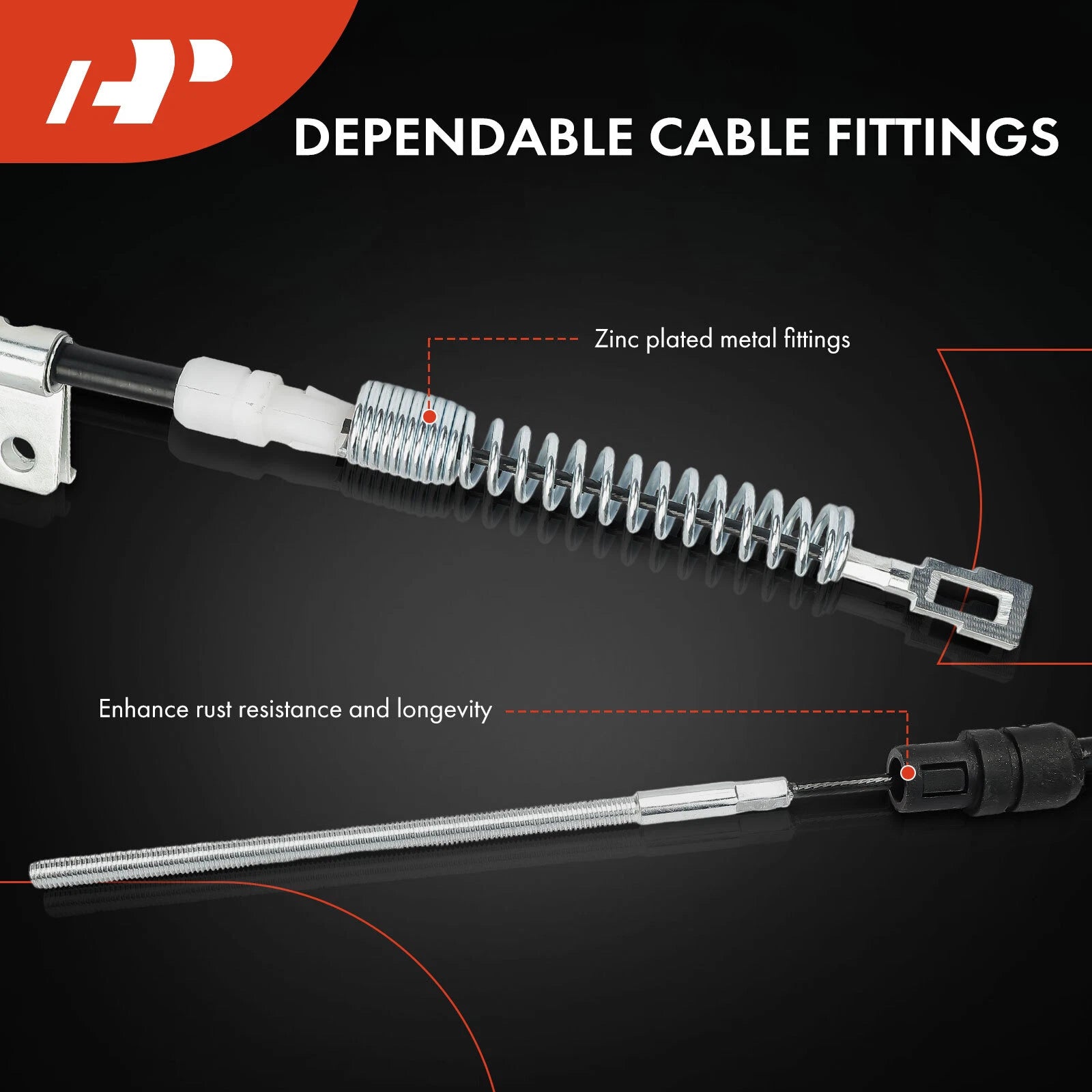 Parking Brake Cable Set for Chevy Silverado 3500 HD GMC Sierra