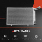 Radiator & A/C Condenser with Drier for Ford Fiesta (2011–2019)